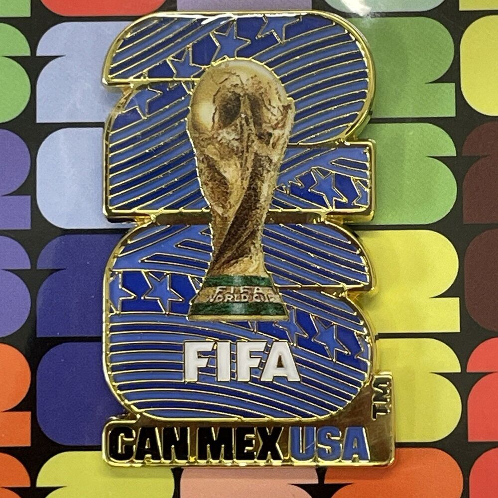 FIFA WORLD CUP 2026 HOST COUNTRIES USA LOGO PIN OFFICIALLY LICENSED *NEW*